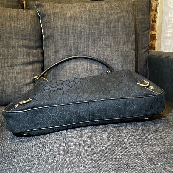 Authentic Black GG Canvas/Leather Abbey Medium - Picture 4 of 13